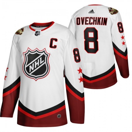 Washington Capitals Alex Ovechkin 8 2022 NHL All-Star Wit Authentic Shirt - Mannen